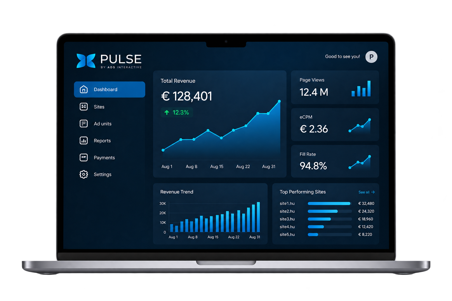 pulse dashboard
